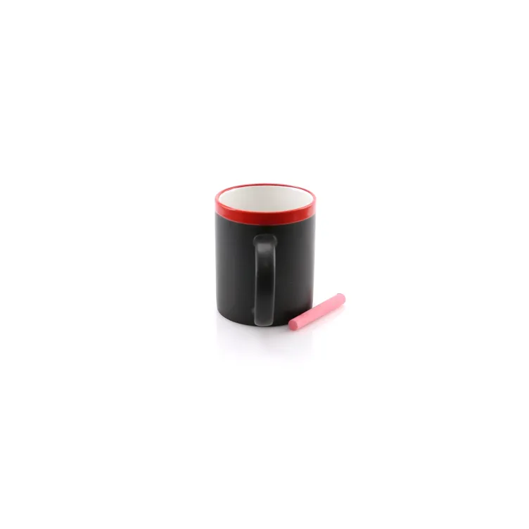 Taza Colorful 350 ml. Presentación Individual. Tiza Incluida