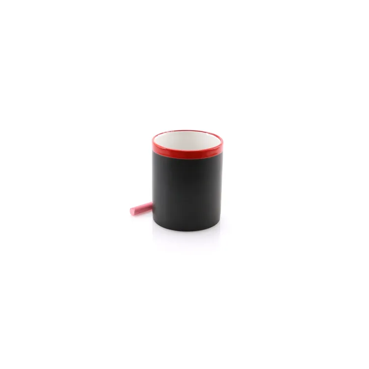 Taza Colorful 350 ml. Presentación Individual. Tiza Incluida