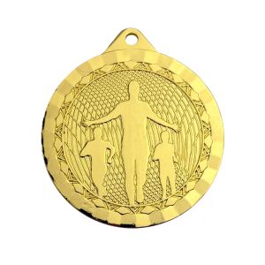 Medalla de Cross en Metal Dorado Atletismo