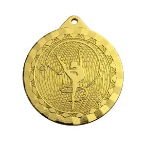 Medalla de Gimnasia Rítmica en Metal Dorado