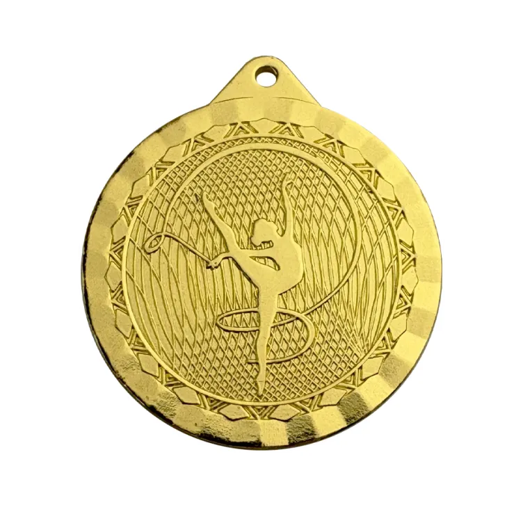 Medalla de Gimnasia Rítmica en Metal Dorado