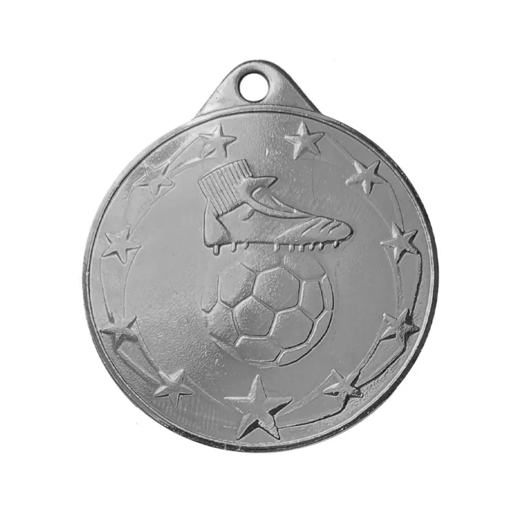 Medalla de metal Dorada de Fútbol