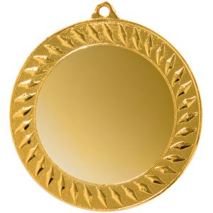 Medalla Deportiva Dorada de Metal – Diseño Personalizable
