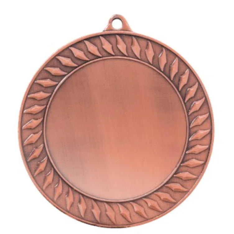 Medalla Deportiva Dorada de Metal – Diseño Personalizable