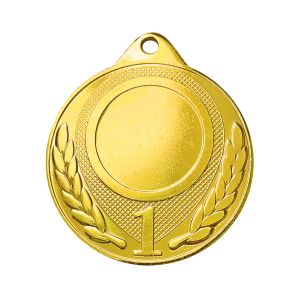 Medalla Deportiva Dorada con Número 1 , 2, y 3