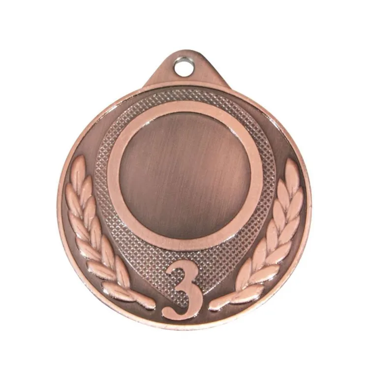 Medalla Deportiva Dorada con Número 1 , 2, y 3