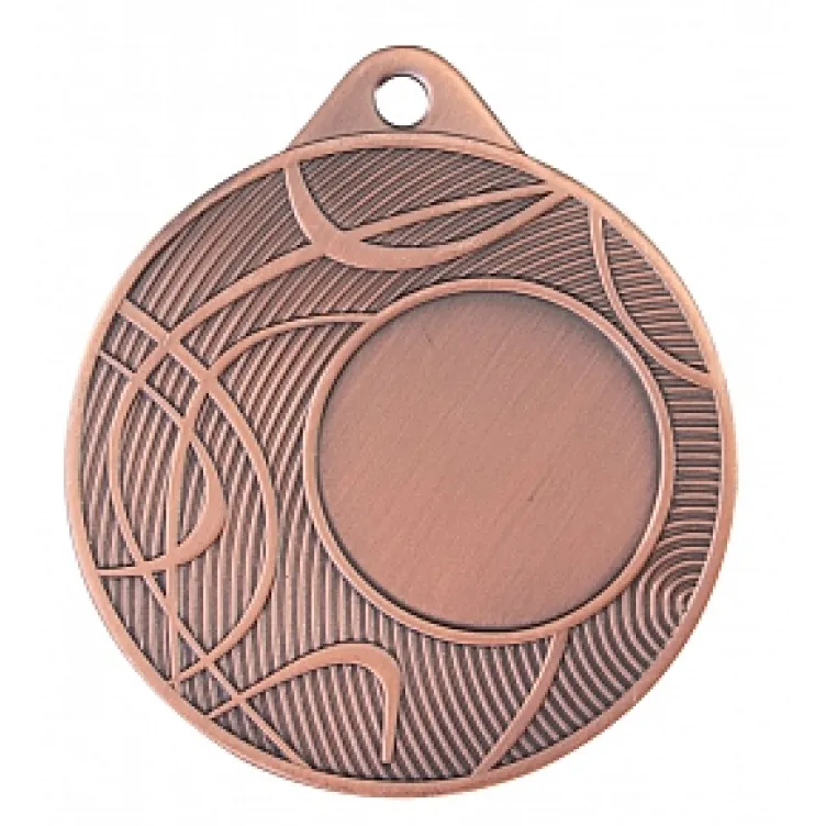 Medalla de Metal Dorada con Diseño Moderno