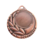 Medalla de Metal Dorada con Diseo de Laurel  Ideal para Premios y Reconocimientos Thumb