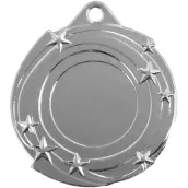 Medalla de Metal Dorada con Diseo de Estrellas Thumb
