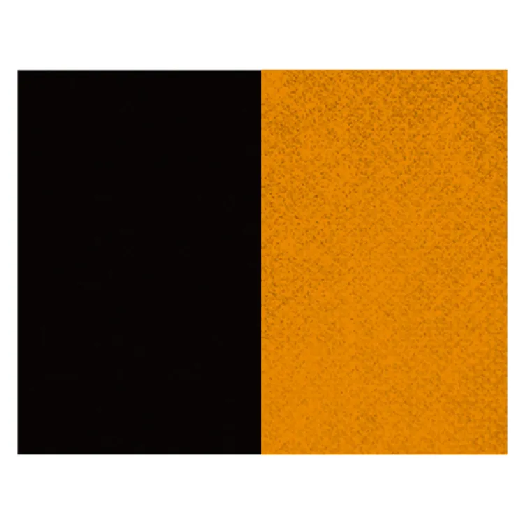 Cinta para medalla negro naranja