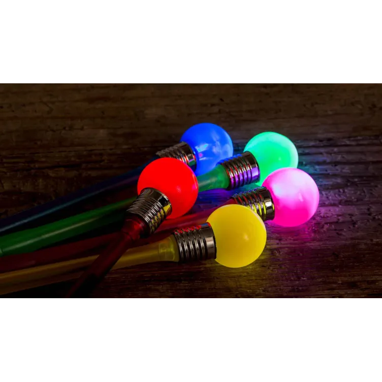 Bolígrafo Nicky 1 Led. Pilas Botón Incluidas