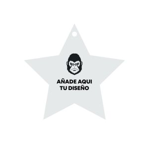 Medalla metacrilato con forma de estrella