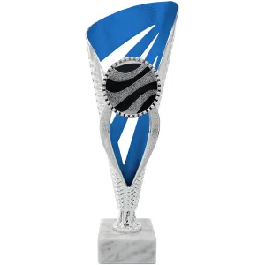 Copa trofeo azul grande