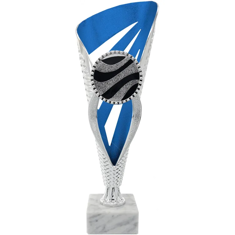 Copa trofeo azul grande