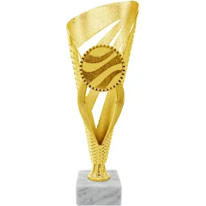 Copa trofeo dorada grande