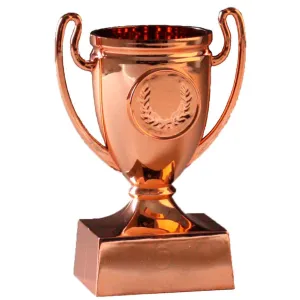 Mini trofeo bronce para niños y fiestas