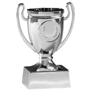 Mini trofeo plata para niños y fiestas