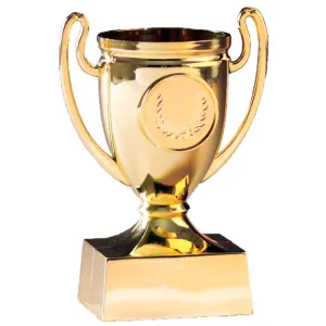 Mini trofeo dorado para niños y fiestas