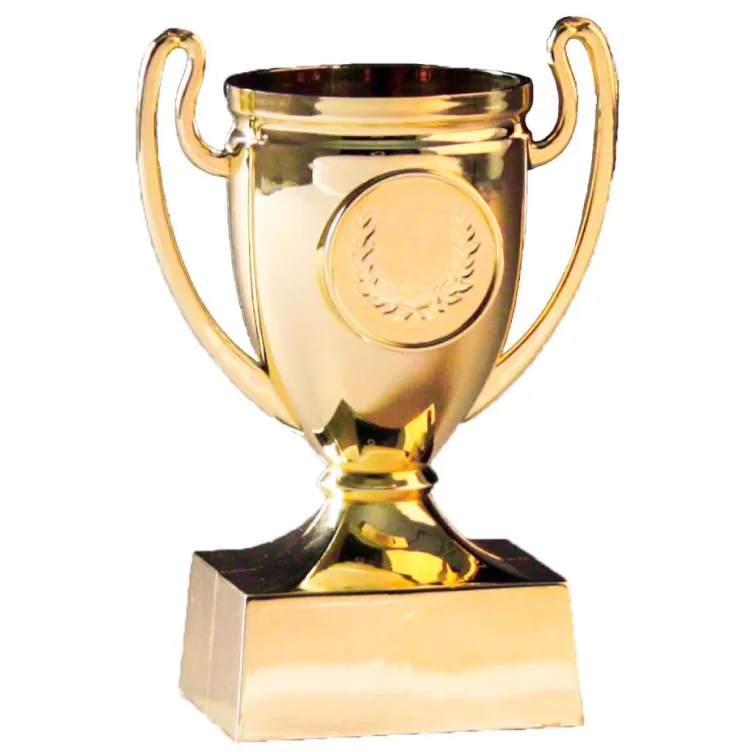 Mini trofeo dorado para niños y fiestas