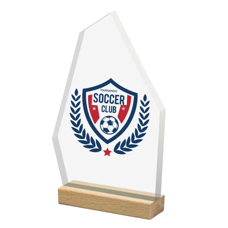 Trofeo de Metacrilato y Madera