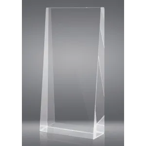 Trofeo de Cristal en forma de cuña