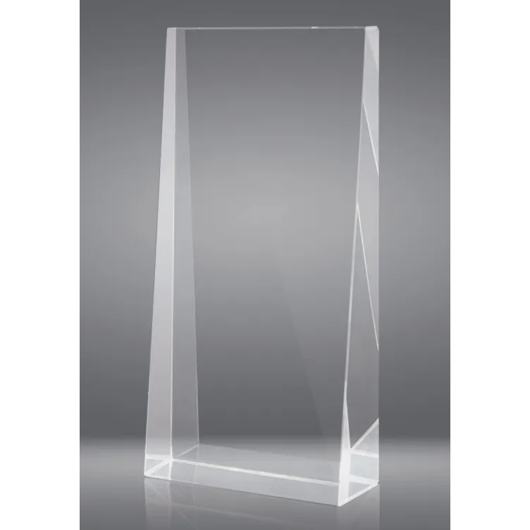 Trofeo de Cristal en forma de cuña