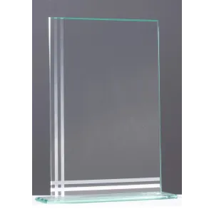 Trofeo de Cristal Rectangular