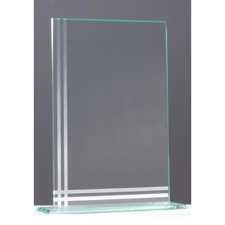 Trofeo de Cristal Rectangular