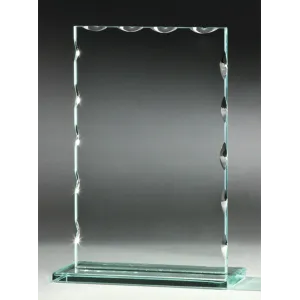 Trofeo de Cristal Rectangular