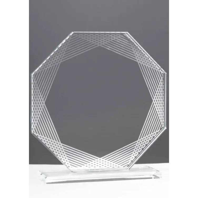 Trofeo Octogonal de Cristal