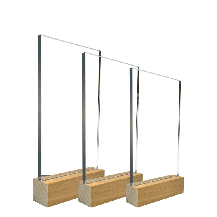 Trofeos de Acrílico y Madera
