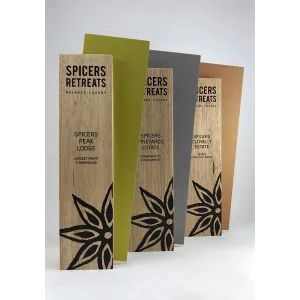 Trofeo de Madera y placa de aluminio