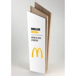 Trofeo de Madera y Acrílico Personalizado