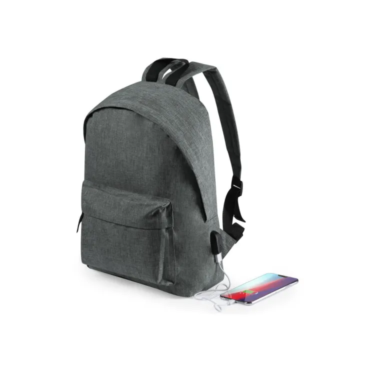 Mochila Noren Conexión USB. Parte Trasera y Cintas Acolchadas