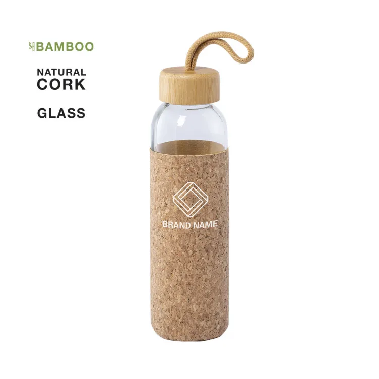 Bidón Trupak 500 ml. Presentación Individual. Funda Corcho Natural Incluida