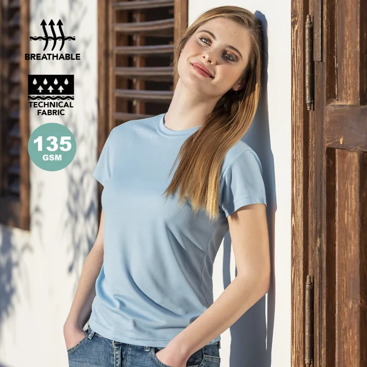 Camiseta Mujer Tecnic Plus Transpirable. Tallas: S, M, L, XL