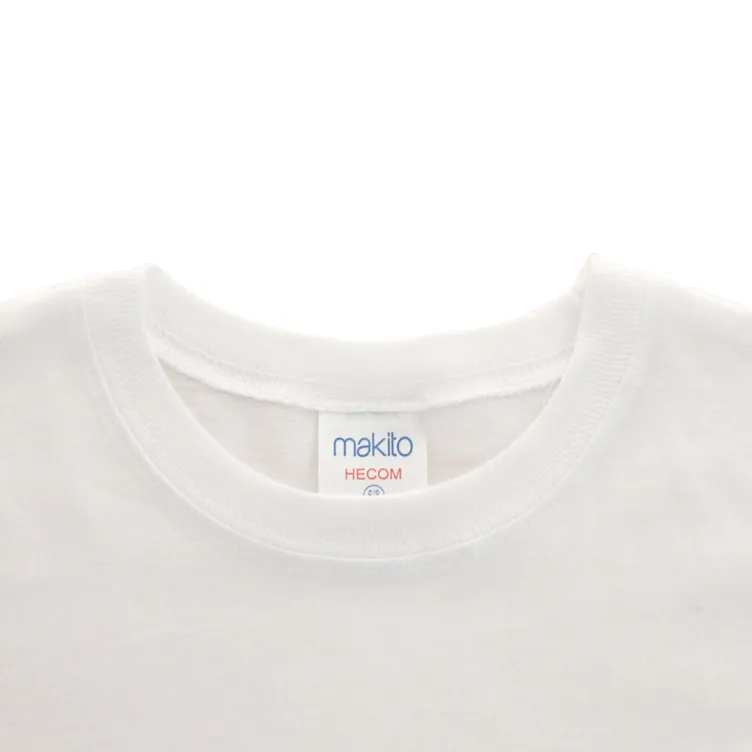 Camiseta Niño Blanca Hecom Tallas: 4-5, 6-8, 10-12