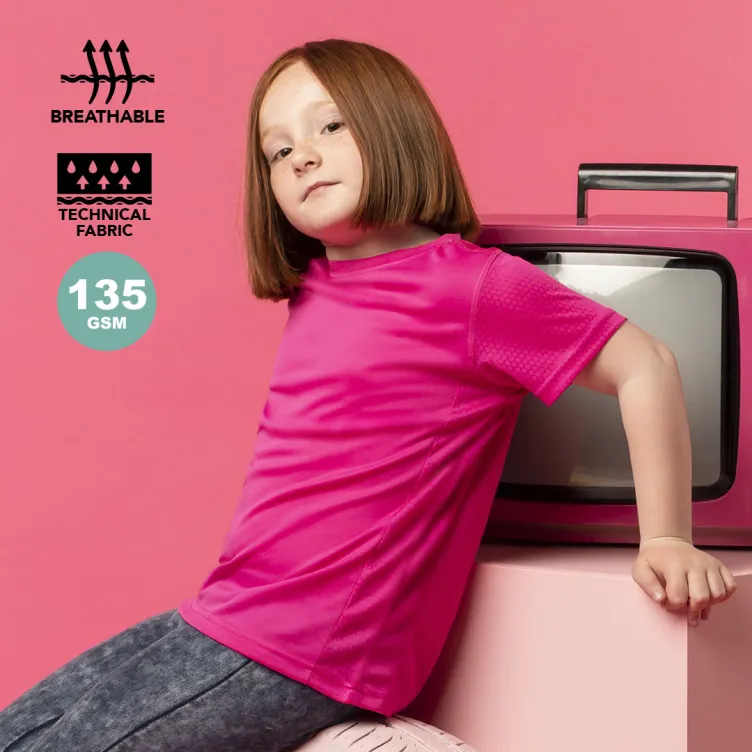 Camiseta Niño Tecnic Rox Transpirable. Tallas: 4-5, 6-8, 10-12