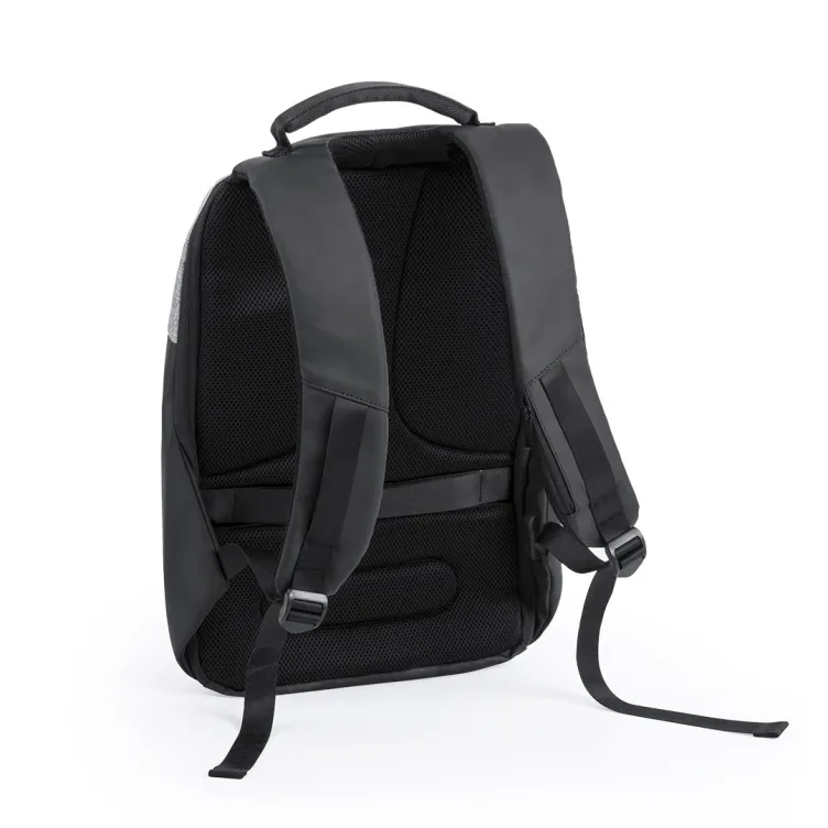 Mochila Antirrobo Ranley Conexión USB. Bolsillo Acolchado para Portátil y Tablet. Parte Trasera y Cintas Acolchadas. Cierre Seguridad Incluido