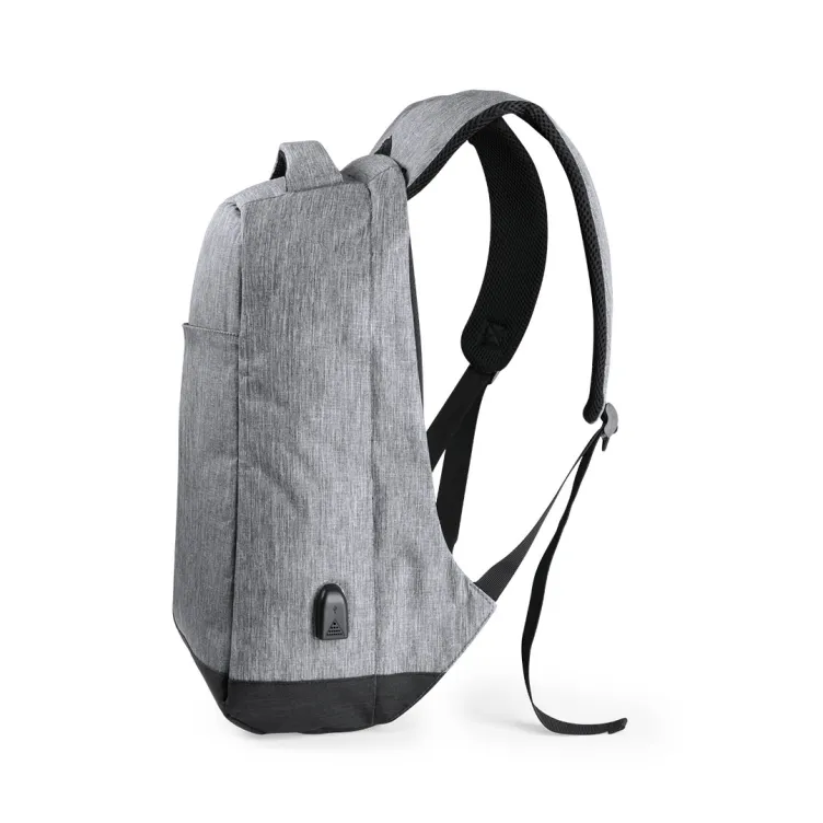 Mochila Antirrobo Vectom Conexión USB. Bolsillo Acolchado para Portátil y Tablet. Parte Trasera y Cintas Acolchadas