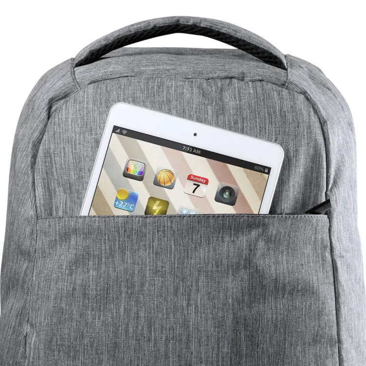 Mochila Antirrobo Vectom Conexión USB. Bolsillo Acolchado para Portátil y Tablet. Parte Trasera y Cintas Acolchadas