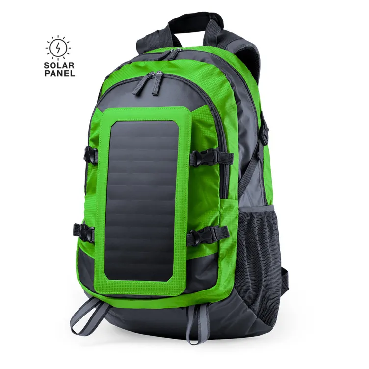 Mochila Cargadora Rasmux Conexión USB. Bolsillo Acolchado para Portátil. Parte Trasera y Cintas Acolchadas