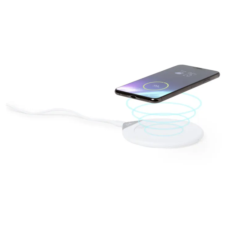Calentador Tazas Cargador Kalan 350 ml. Inalámbrico. Carga Rápida 10W. Conexión USB. Cable Incluido