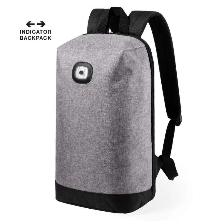 Mochila Indicador Krepak 4 Ledes. 3 Posiciones de Luz. Bolsillo Acolchado para Portátil. Parte Trasera y Cintas Acolchadas. Pilas Botón Incluidas
