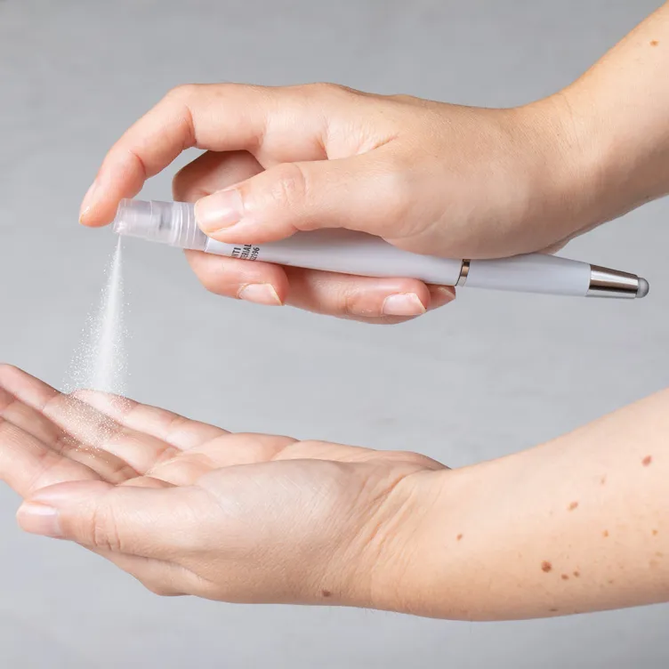Bolígrafo Antibacteriano Multifunción Yak 3 ml. Rellenable. Líquido No Incluido