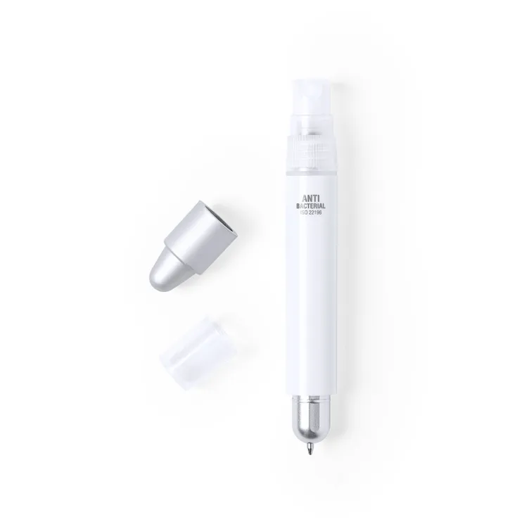Bolígrafo Antibacteriano Multifunción Fruk 3 ml. Rellenable. Líquido No Incluido