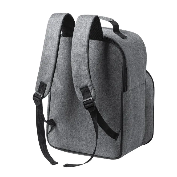 Mochila Nevera Picnic Kazor 12 Piezas. 2 Servicios. Parte Trasera y Cintas Acolchadas